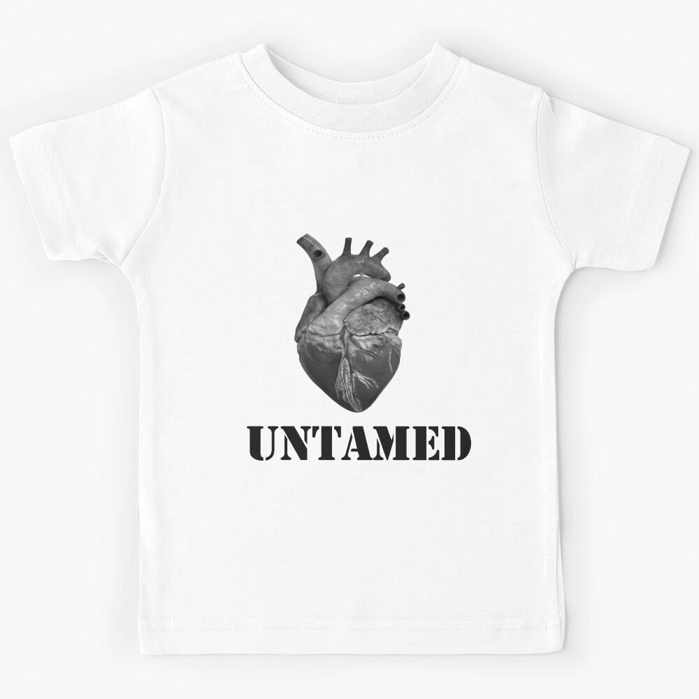 The Untamed Black Heart Kids T-Shirt 120