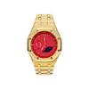 Casio Orologio personalizzato serie modificata impermeabile luminoso Quarzo Cinturino in Acciaio stesso stile per uomo e donna rosso MeiJinShiDai(QuanShuangJin-JinKeDu)
