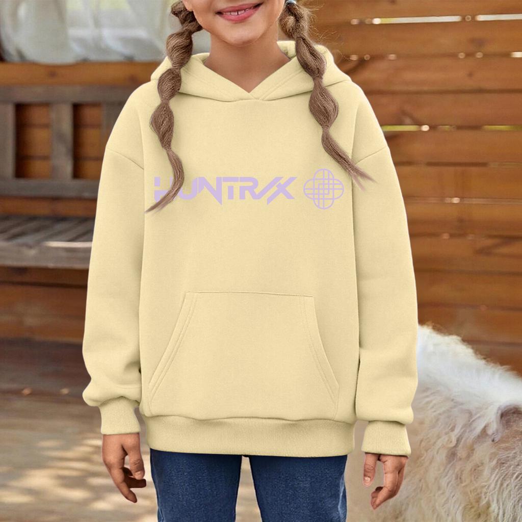 Children's Long-sleeved Loose Pullover Fashionable Hooded Sweatshirt