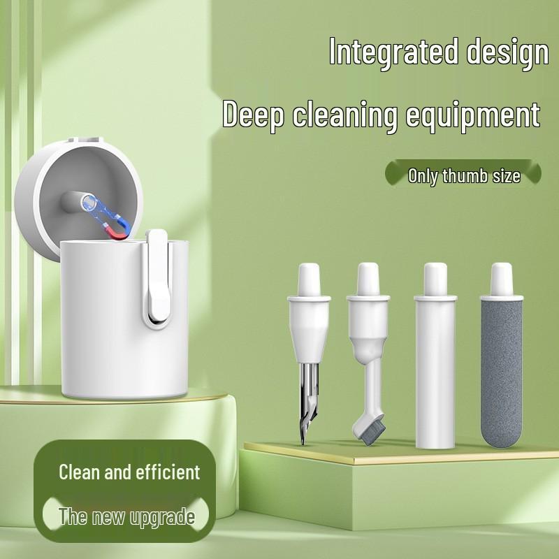 Q20 Multifunctional Cleaning Kit: Keyboard Brush, Earphone Cleaning Pen, Screen Eraser, Dust Removal Tool.