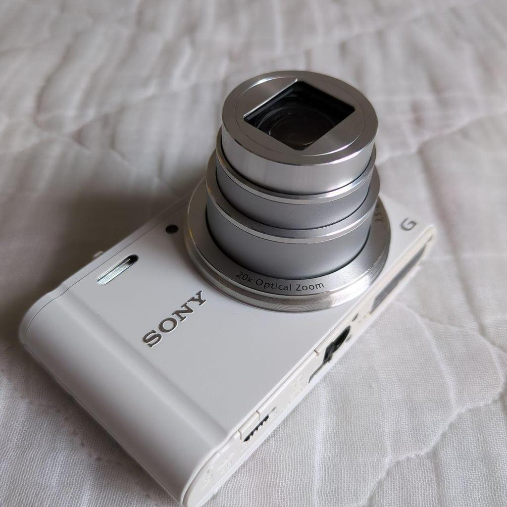 Used SONY Cyber-shot DSC-WX350 White Jacket Case