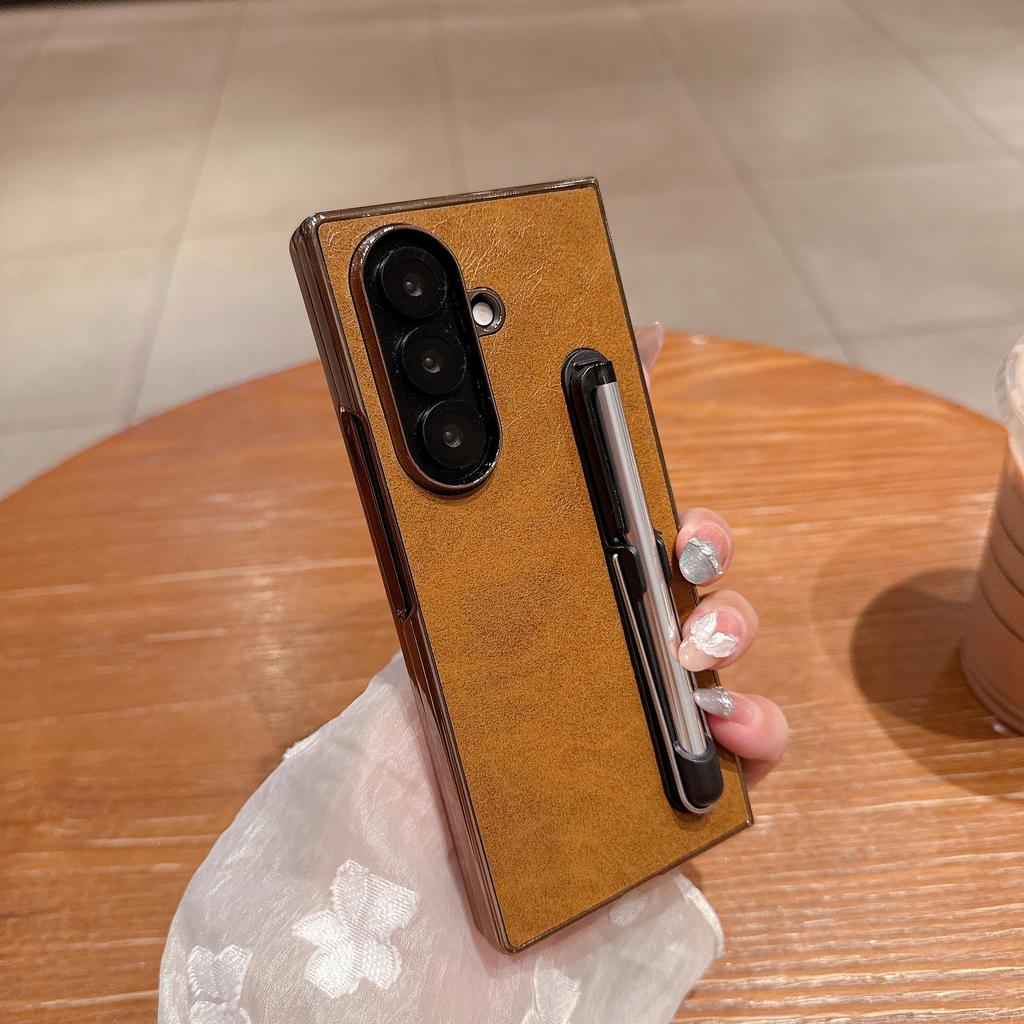 Electroplated Touch Pen Stand & Protective Case for Samsung Z-Fold 7/6