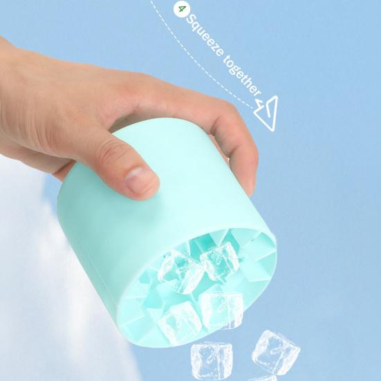 Whiskey Ice Ball Mold with Lid Food-Grade Silicone Sphere Tray for Freezer Easy-Release Leak-Proof, Stackable Dishwasher Safe Cocktail Accessory