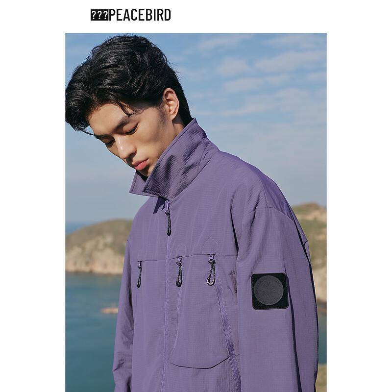 Peacebird Men's Outdoor Textured Workwear Jacket