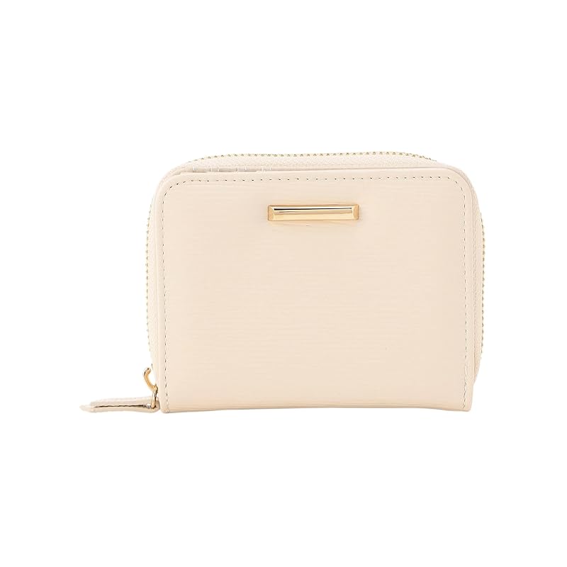 

[Comciseism] (Monocomsa) metal plate bifold wallet 95-30WI02-204 F cream