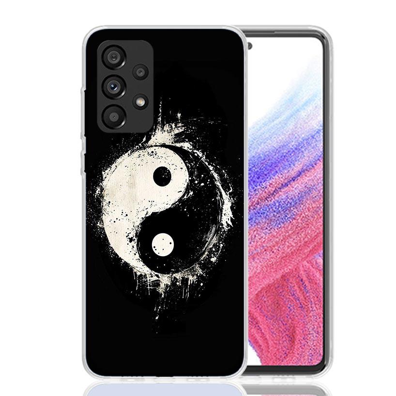 Life Yin Yang Eight Diagrams Phone Case For Samsung Galaxy A52 A32 A22 A12 A02S A50S A30S A51 A31 AA71 Note 20 Ultra 10 S10 Plus