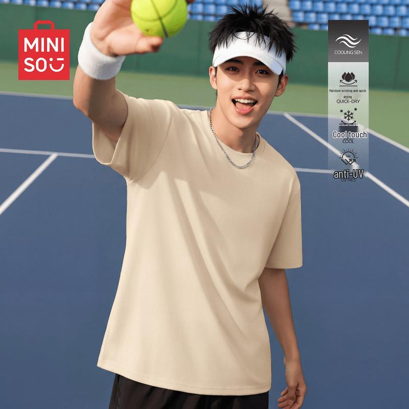 MINISO Men's Quick-Dry Half-Sleeve T-Shirt