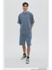 ARTIE Unisex 2025 Sommerkollektion: Gewaschene & Distressed Gefärbte Weiße Shorts & Kurzarm-Anzug