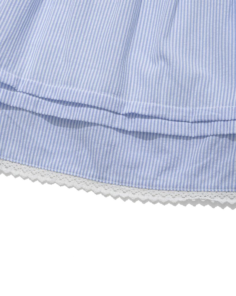 Moa Lace Striped Flare Skirt