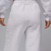 Jordan Flight Fleece Logo Drawstring Solid Color Casual Knit Sports Pants Women Pants Heather-Birch FV7156-051