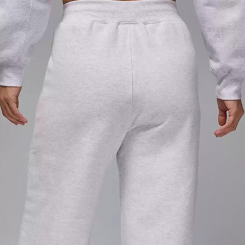 Jordan Flight Fleece Logo Drawstring Solid Color Casual Knit Sports Pants Women pants Heather-Birch FV7156-051