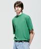 SSY 2-Way Rib Mock Neck Short Sleeve T-Shirt Green