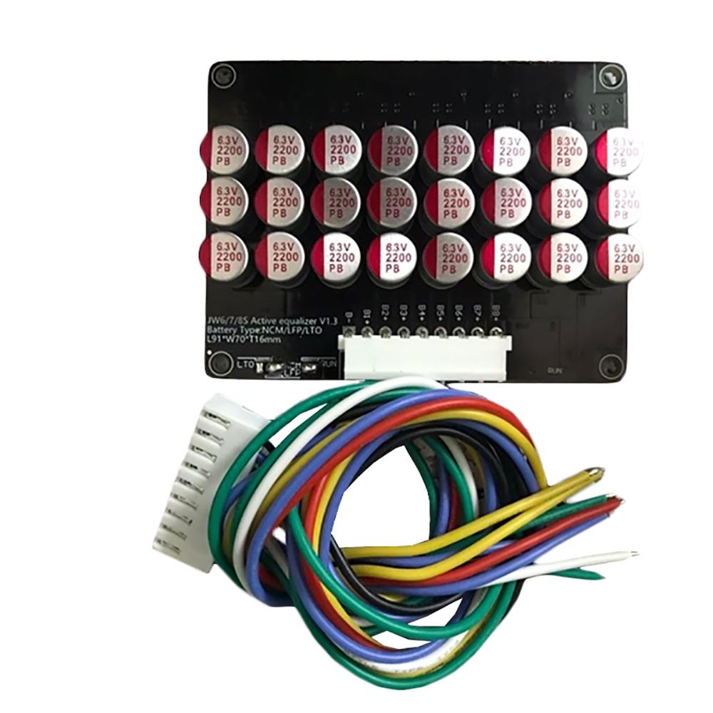8S Capacitive Active-Balancer active balancing Equaliser Board Li-ion