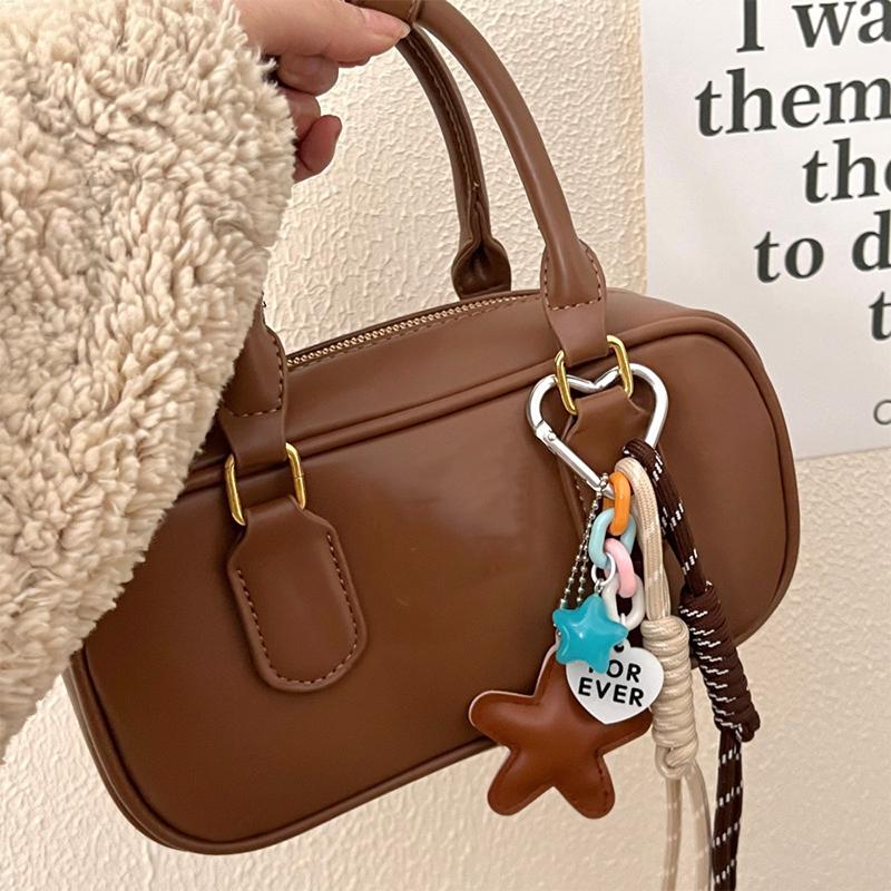 Creative Ins Style Braided Colorful Rope Keychain Trendy Bow Keyring For Girls Bag Pendant Backpack Hanging Decoration