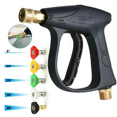 Hidrolimpiadora Portátil Inalámbrica 3000PSI Alta Presión a Prueba de Fugas Mango Ergonómico Lavadora de Coche de Mano con Boquillas