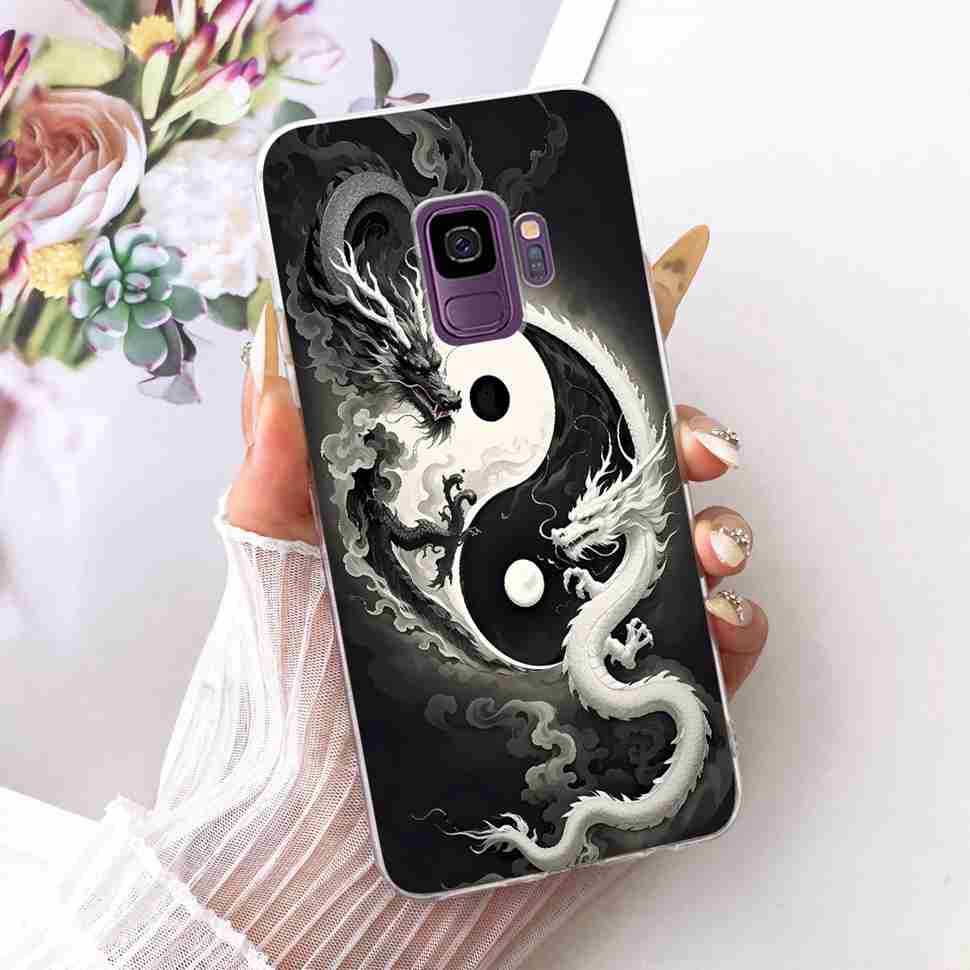 Protective Cases For Samsung Galaxy S9 Plus Soft Silicone Back Cover For Samsung S9Plus S9+ Summer Fresh Butterfly Shell Capa