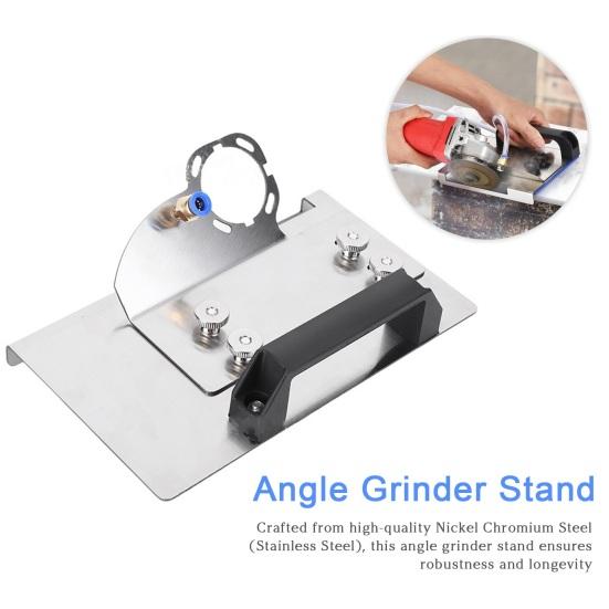 Angle Grinder Stand for Tile 45-Degree Chamfer Cutting Polisher Holder for Type