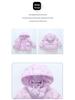 2025 Winter Cartoon Down Jacket for Baby Girls - Stylish, Warm, and Cotton-Padded
