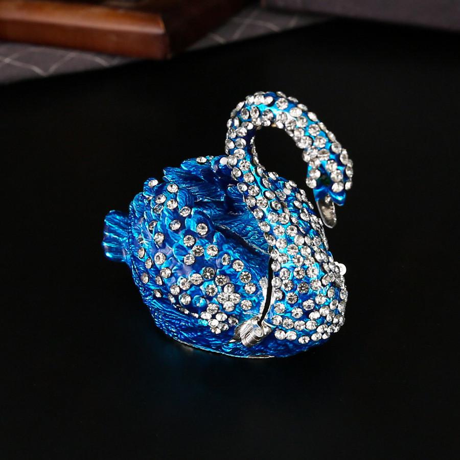 Jewelry Box With Enamel Finish For Home Decor Storage