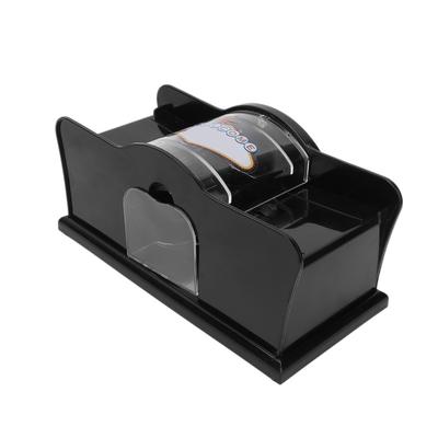 1‑2 Deck Manual Card Shuffler Poker Playing Card Casino Card Manual Shuffler ToolBlack