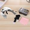 5 Lens Adjustable Magnifier Eyelash Extension Magnifying Glasses Led Light Lamp Grafting Repair Tattoo Individual Lashes