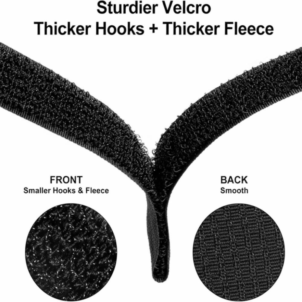 Nylon Material Hook Loop Straps Reusable Cable Ties Self Adhesive Straps  Earphone Organizer