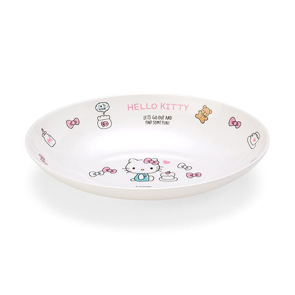 Sanrio Hello Kitty Melamine Curry Pasta Plate 836508 &