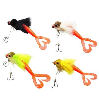 All Weather Soft Lures Baits For Catches And Release Fishing Realistic Appearance With Quality Furry Resin Construction
