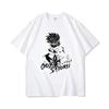 Jujutsu Battle Anime Peripheral Gojo Wu Pure Cotton Cartoon Printed Unisexs and Unisexs Clothing Summer New Short Sleeves