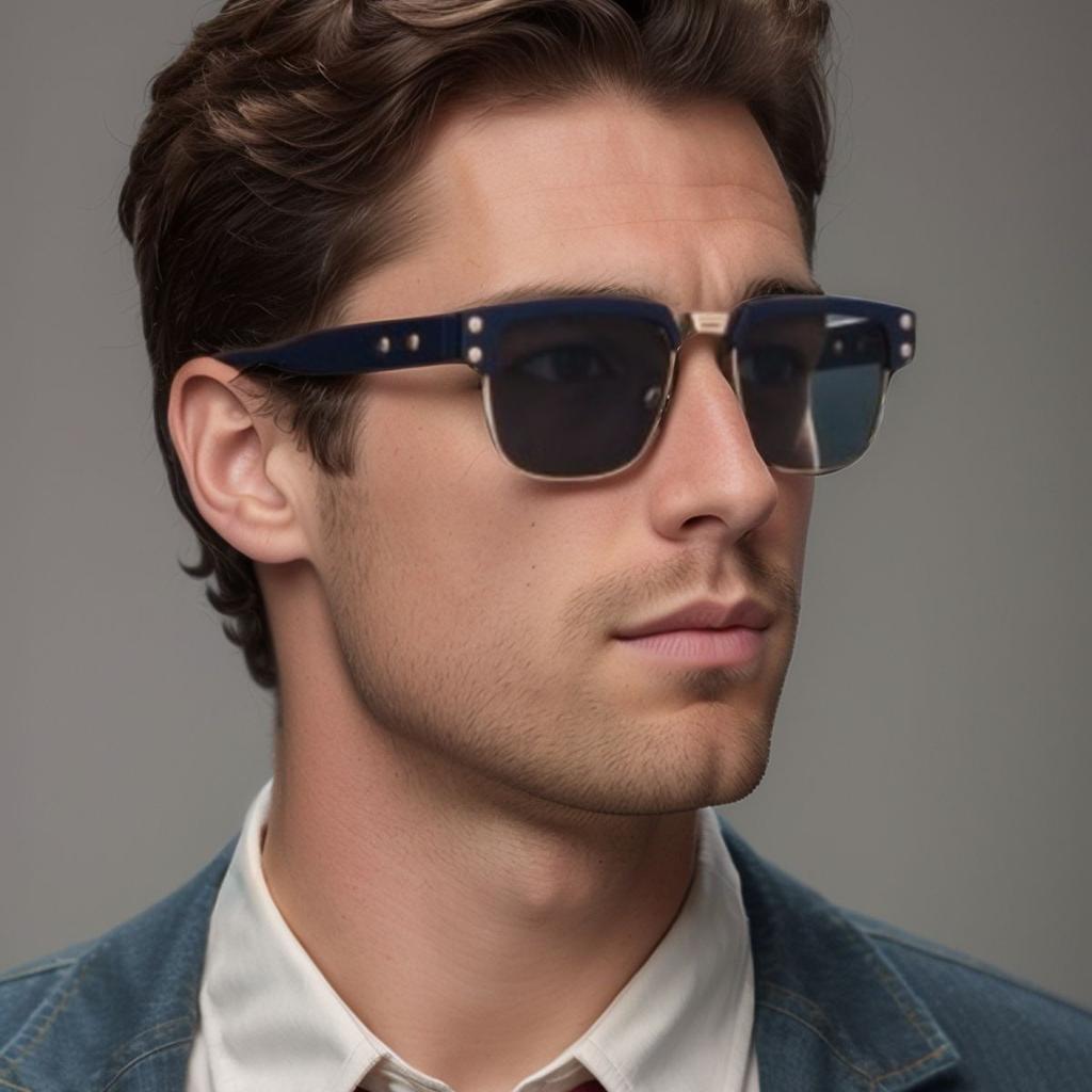 Retro Fashionable Square Framed Sunglasses Unisex Individualistic High-End Uv400 Protection Street Photography Shades Glasses