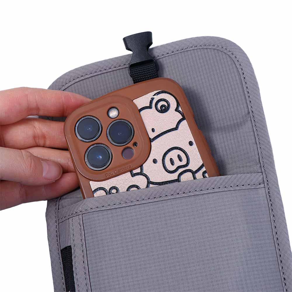 Bag ID Card Holder Coin Purse Storage Bag Neck Pouch Cards Holder Anti-theft Wallet Passport Holder