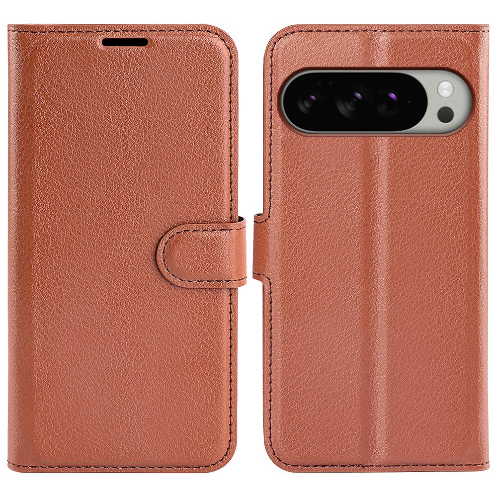 For Google Pixel 10 Pro XL Wallet Case Litchi Texture Shockproof Leather Flip Stand Phone Cover