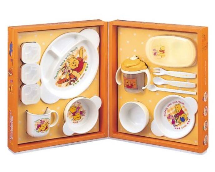 

Combi Winnie the Pooh Baby Tableware Set L жёлтый