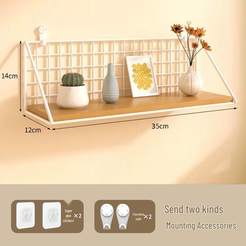 Punch-Free Wall-Mounted Camera Shelf: Multi-Functional Security & Storage Solution