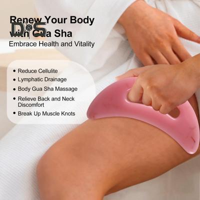 Gua Sha Massagewerkzeug, Schabbrett zum Muskelkratzen, Gesichts-Anti-Cellulite-Spa-Akupunktur-Werkzeuge zur Förderung der Durchblutung und Linderung von Muskelschmerzen