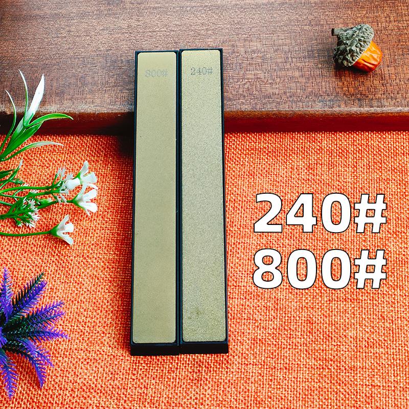 

Golden Diamond Stone Knife Sharpener Diamond Whetstone Grinding Tool Sharpening for Knives Bars Cutting Edge Correction Stone As Shown