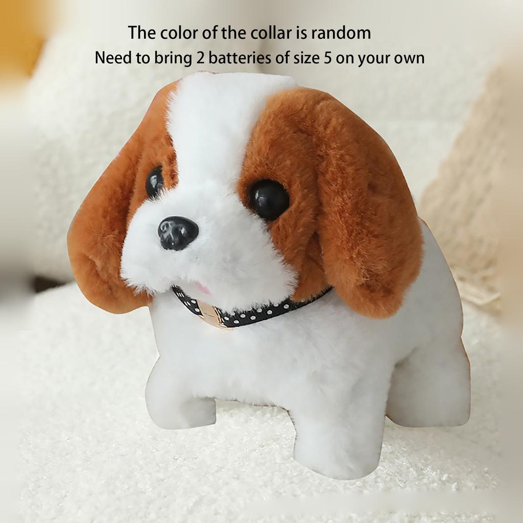 Simulated Plush Toy Dog, Children'S Robotic Dog, Walking And Barking Toy, Electronic Pet Dog Gift