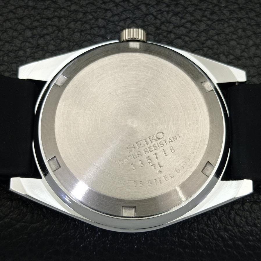 REFURBISHED MENS SEIKO 5 AUTOMATIC 6309A JAPAN ARABIC BLACK DIAL WATCH a427340-2 QRL-a427340