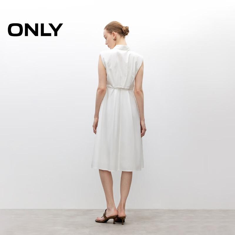 ONLY Women's Elegant Sleeveless Polo Shirt Dress