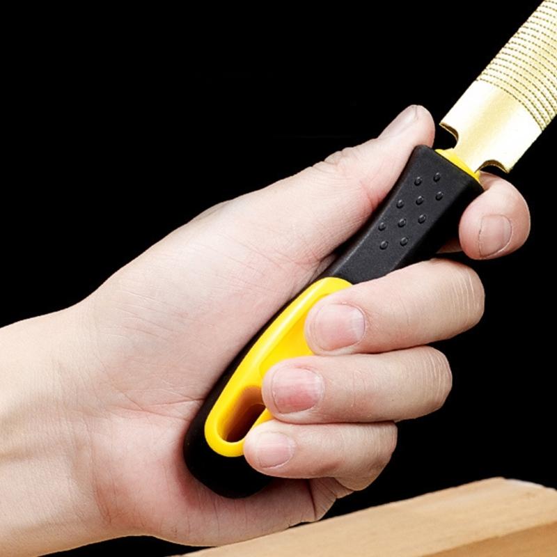 Ergonomic Handle Wood File Woodworking Carving Tapered Rasp for Comfortable Use in Home Craft Projects and Wood Shaping