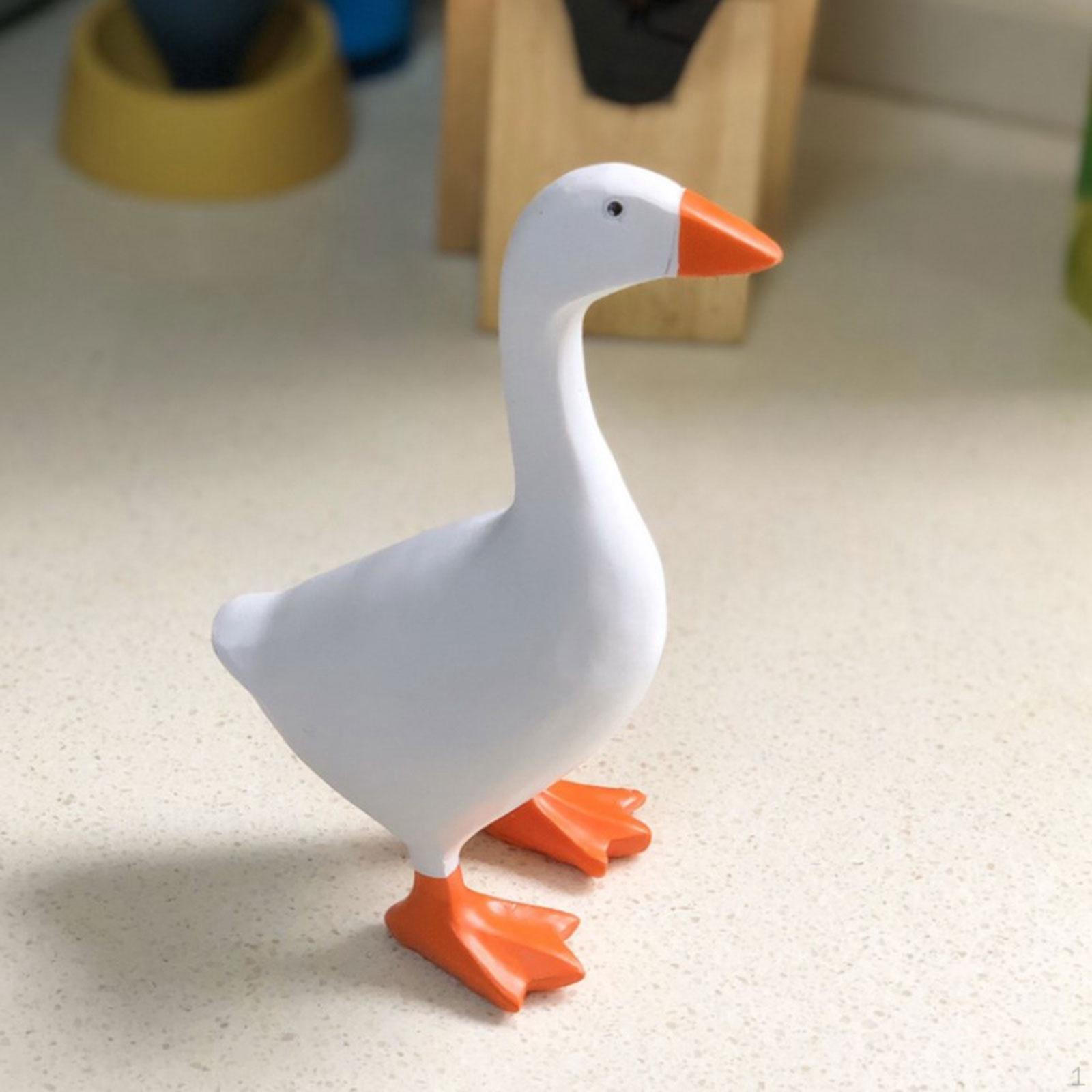 

Duck Key Holder Funny Statue Crafts Housewarming Gifts Desk Decor Resin Ornament for Room Table