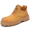 2025 Autumn New Men's Casual High-top Martin Boots Foreign Trade Hot-selling Trend Thick-soled Versatile Tooling Men's Shoes