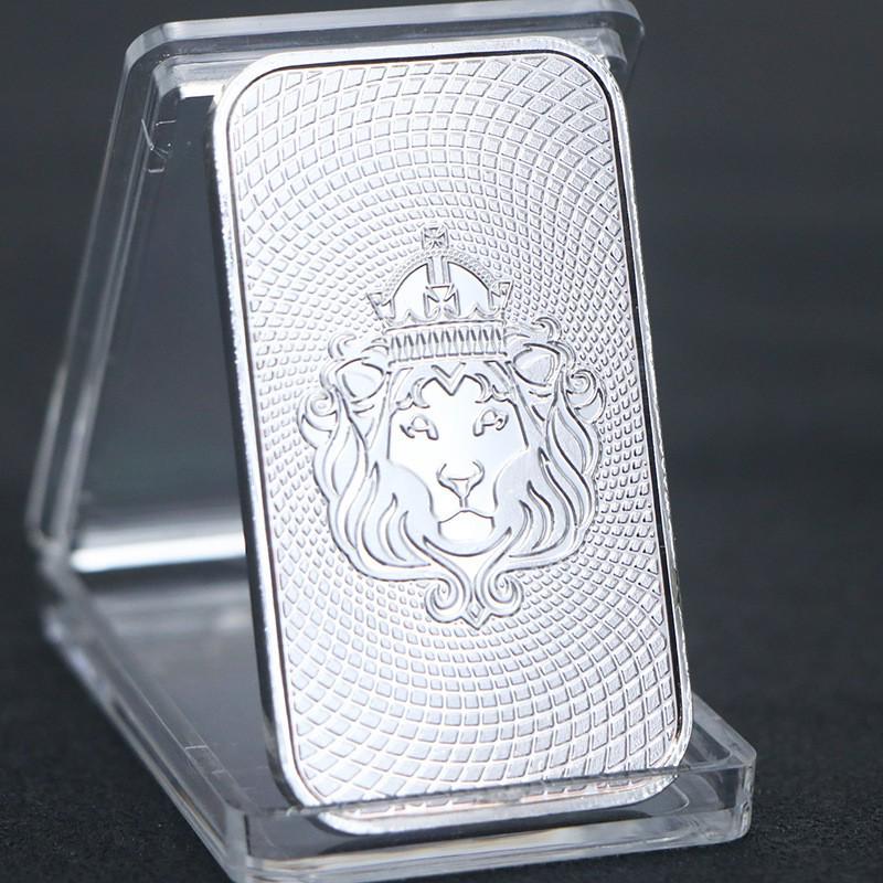 Moneda Conmemorativa Cuadrada Plateada de 1 oz