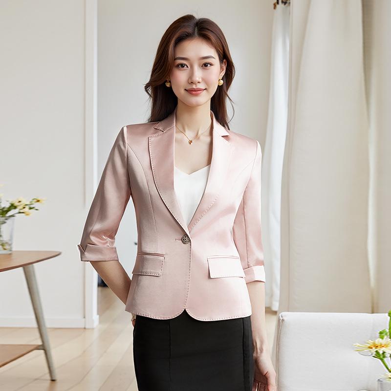

Women s Petite High-End Acetate Blazer - Spring/Summer 2025 Collection L