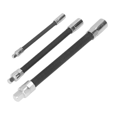 3 Pcs Flexible Extension Bar Spring Steel Electric Drill Extension Magnetic Holder for Automotive