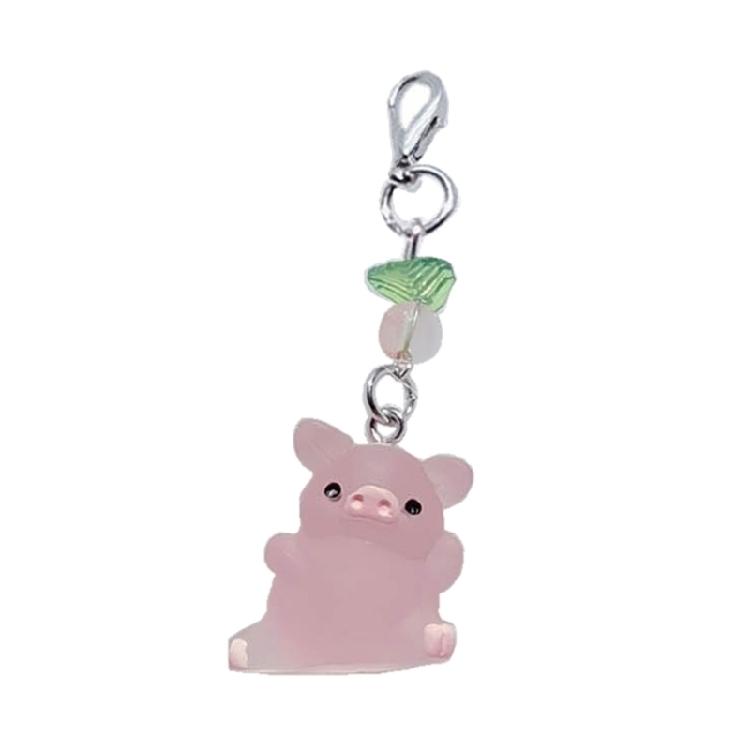 

Fish Tail Strawberry Pig Charm Pendant Chain Hanging Decoration for Bag Purse 1