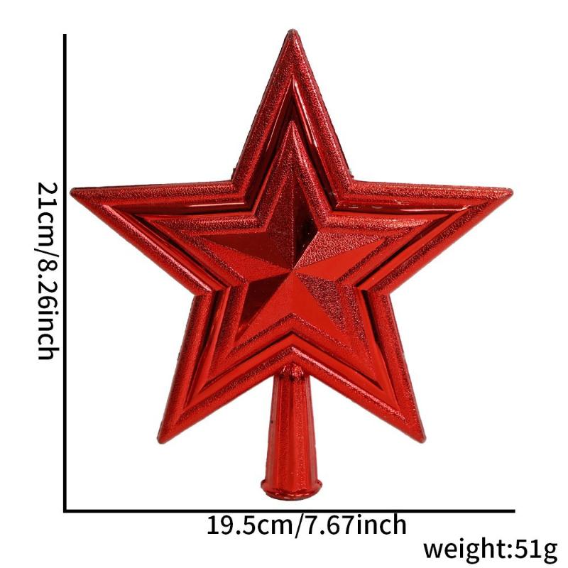 2026 Weihnachten Noel Glitzer Weihnachtsbaumspitze Eisenstern Weihnachtsdeko für Zuhause Weihnachtsbaumschmuck Navidad Neujahr