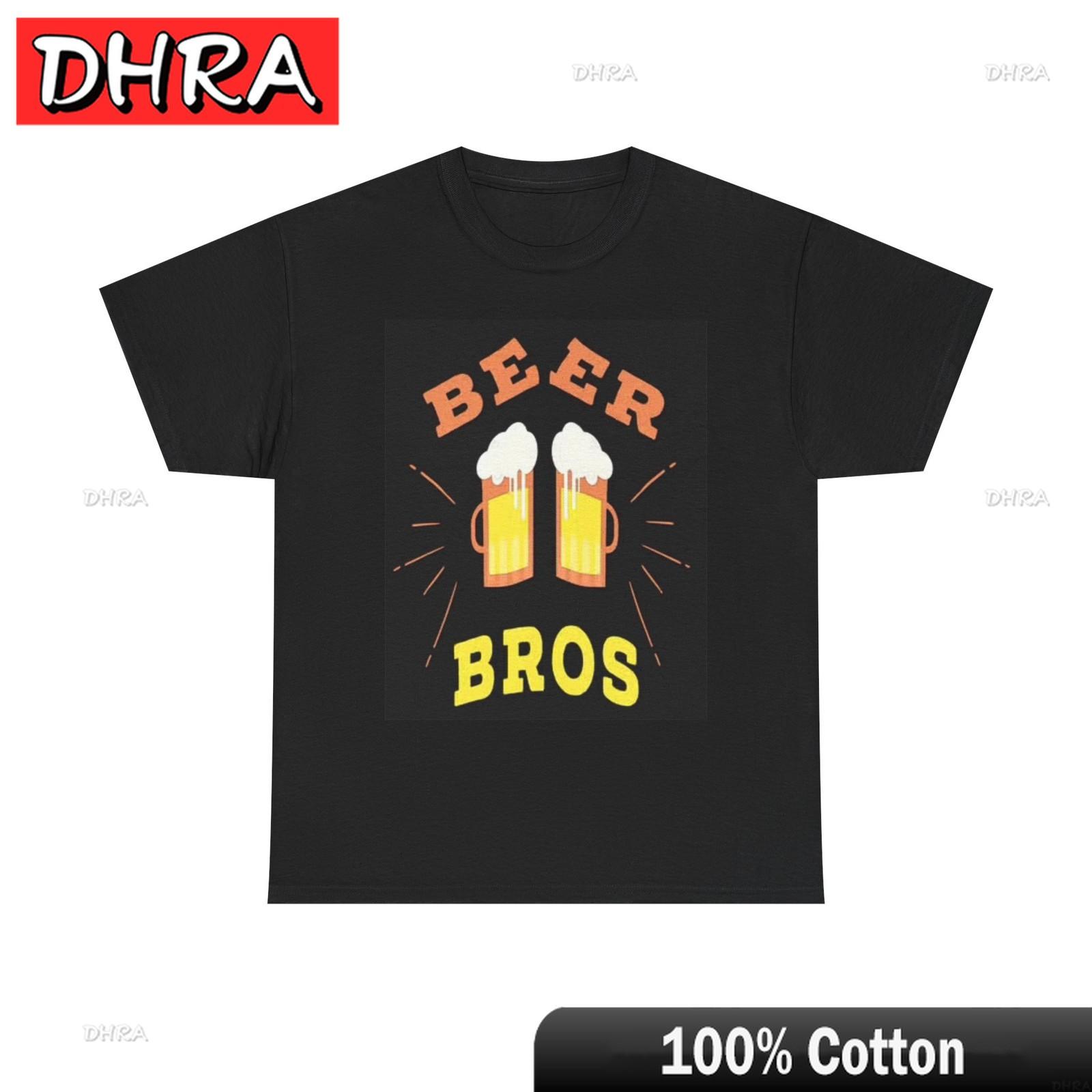 Beer Bros Graphic T Shirt Funny Garage Beers Unisex Heavy Cotton Tee Elegant Urban Bold Graphic Cotton Tees TShirt S