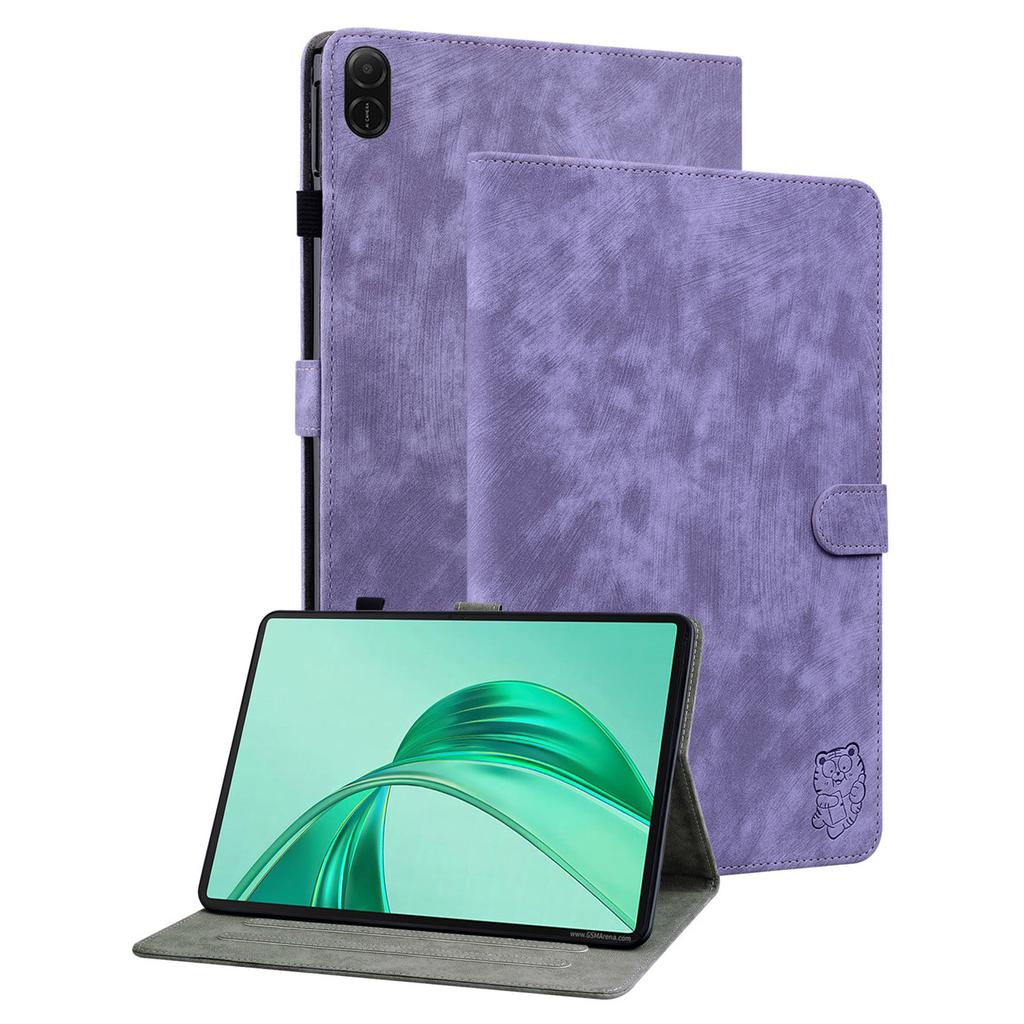 Für Honor Pad X8a Hüllen Tiger-Aufdruck Kratzfestes PU-Leder Tablet-Hülle