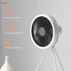 Portable Outdoor Mini Fan Tripod Stand Fan USB Rechargeable Desk Fan With Ring Led Night Light 1000mAh Camping Ceiling Fan